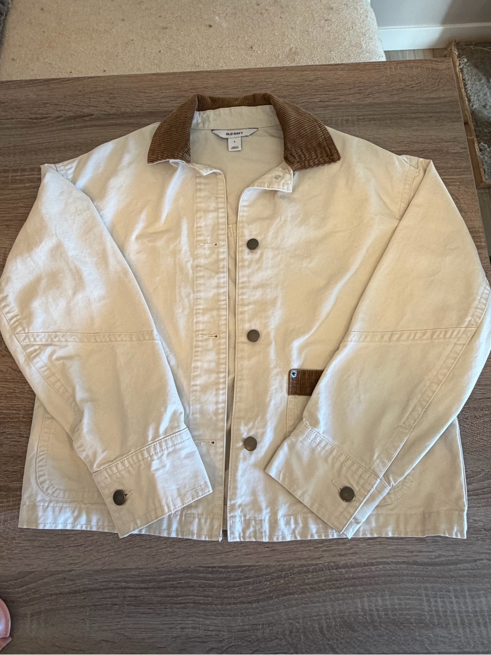 Old Navy Utility Jacket with Brown Corduroy